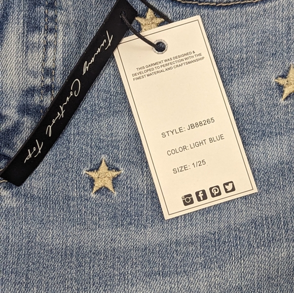 Judy Blue Star Skinny Fit Jean - Picture 2 of 3